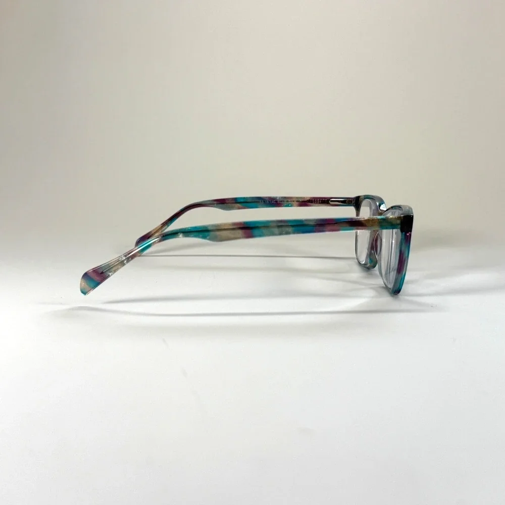 MARIE CLAIRE 6318 Eyeglasses Frame Only 53-16-140 Blue Silk Tortoise Full Rim